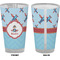 Airplane Theme Pint Glass - Full Color - Front & Back Views