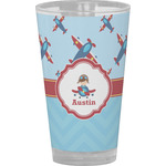Airplane Theme Pint Glass - Full Color (Personalized)