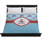 Airplane Theme Duvet Cover - King - On Bed - No Prop