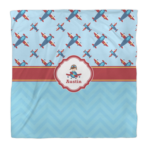 Airplane Theme Duvet Cover - Queen - Front