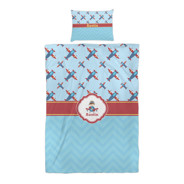 Airplane Theme Duvet Cover Set - Twin XL - Alt Approval