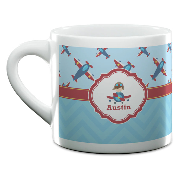 Airplane Theme Espresso Cup - 6oz (Double Shot) (MAIN)