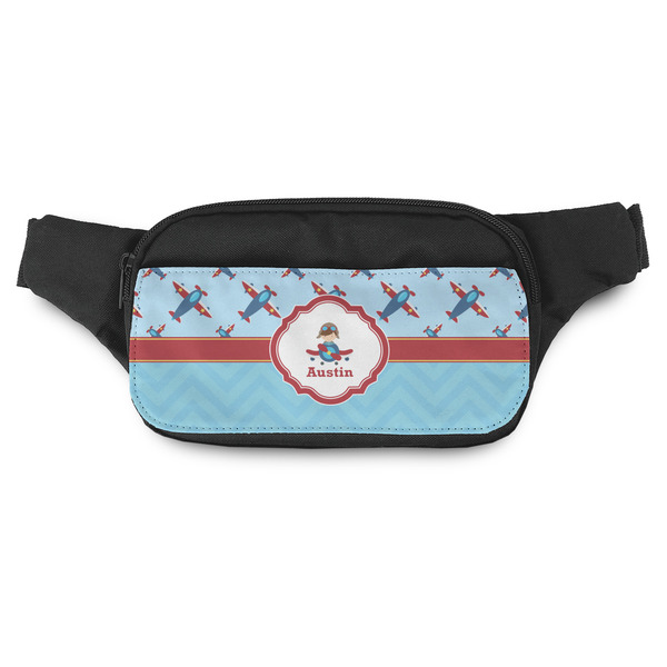 Custom Airplane Theme Fanny Pack - Modern Style (Personalized)