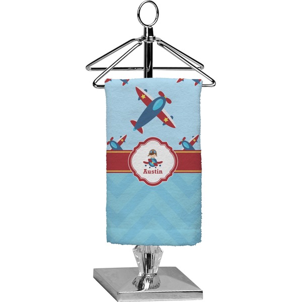 Custom Airplane Theme Finger Tip Towel - Full Print (Personalized)