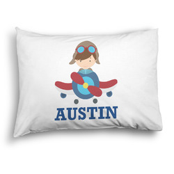 Airplane Theme Pillow Case - Standard - Graphic (Personalized)