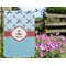 Airplane Theme Garden Flag - Outside In Flowers