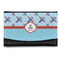 Airplane Theme Genuine Leather Womens Wallet - Front/Main