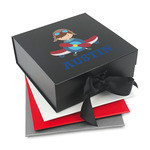 Airplane Theme Gift Box with Magnetic Lid (Personalized)
