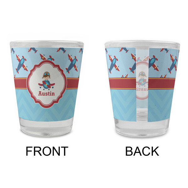 Airplane Theme Glass Shot Glass - Standard - APPROVAL