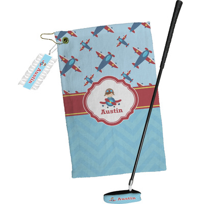 Airplane Theme Golf Towel Gift Set (Personalized)