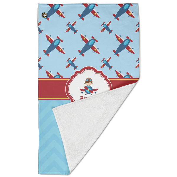 Airplane Theme Golf Towel - Folded (Large)