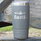 Airplane Theme 20 oz Stainless Steel Tumbler - Grey - Double Sided (Personalized)