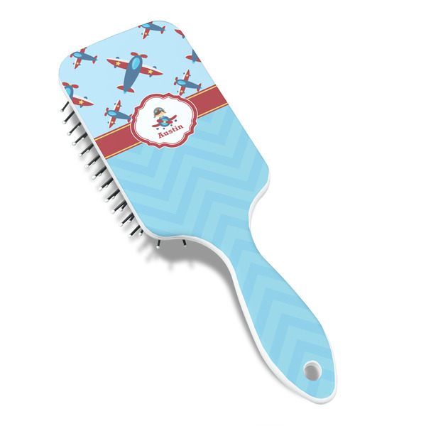 Airplane Theme Hair Brush - Angle View