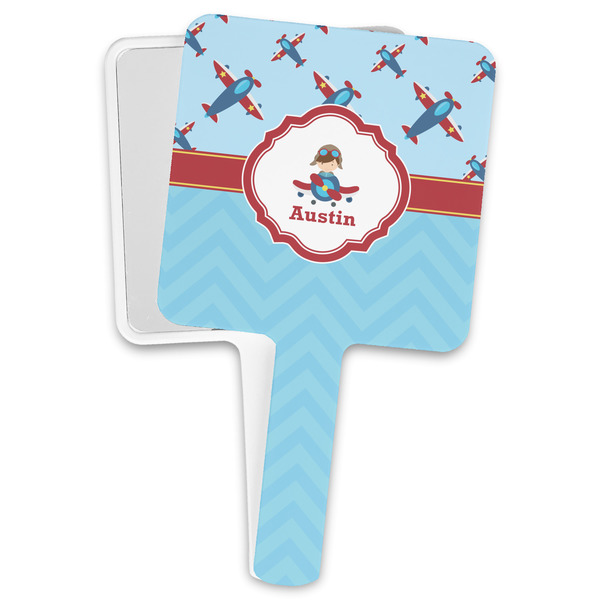 Custom Airplane Theme Hand Mirror (Personalized)