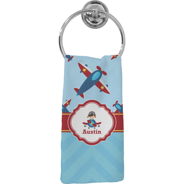 Custom Airplane Theme Hand Towel - Full Print (Personalized)
