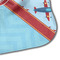 Airplane Theme Hooded Baby Towel- Detail Corner