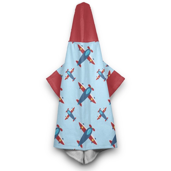 Airplane Theme Hooded Towel - Hanging