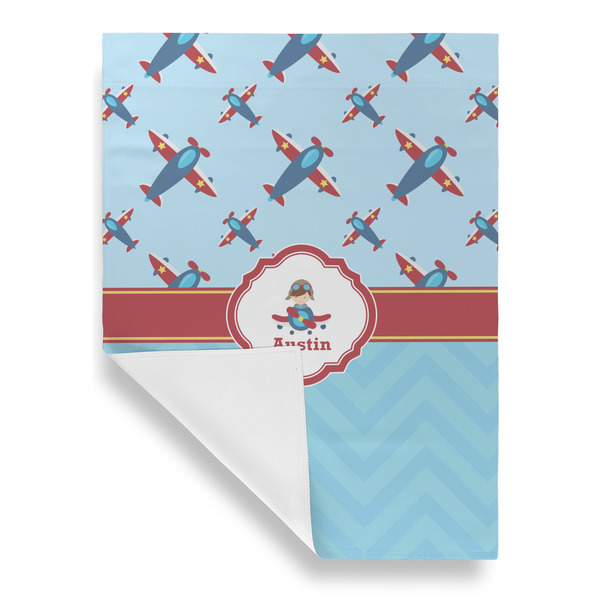 Airplane Theme House Flags - Single Sided - FRONT FOLDED