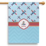 Airplane Theme 28" House Flag (Personalized)
