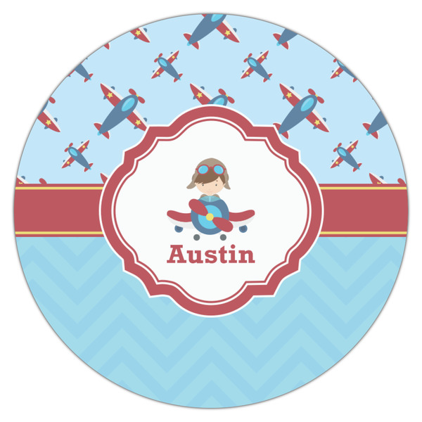 Airplane Theme Icing Circle - Medium - Single