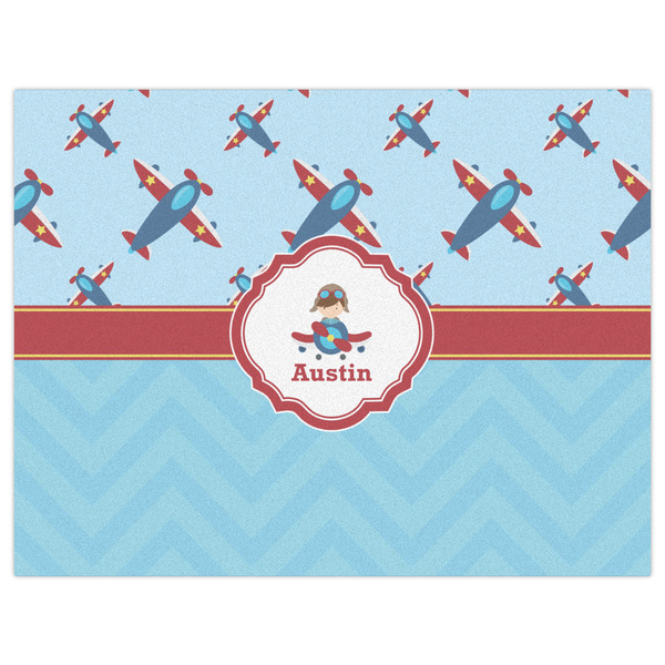 Airplane Theme Indoor / Outdoor Rug - 6'x8' - Front Flat