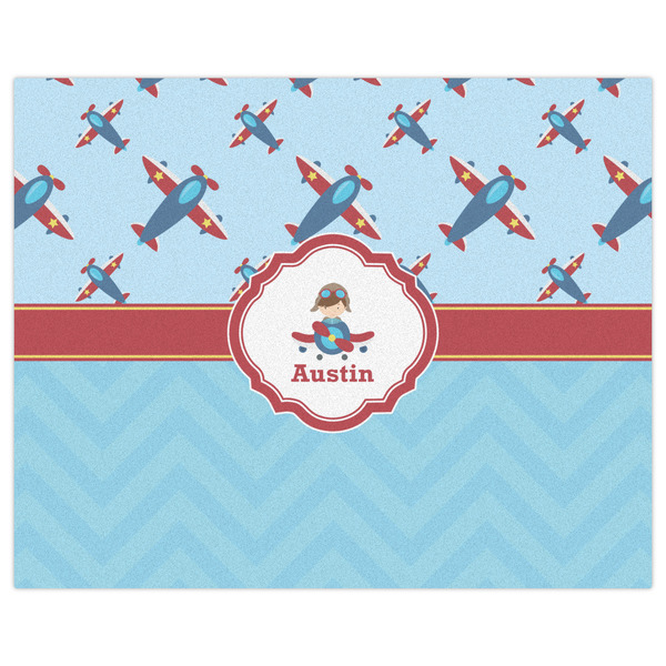 Airplane Theme Indoor / Outdoor Rug - 8'x10' - Front Flat