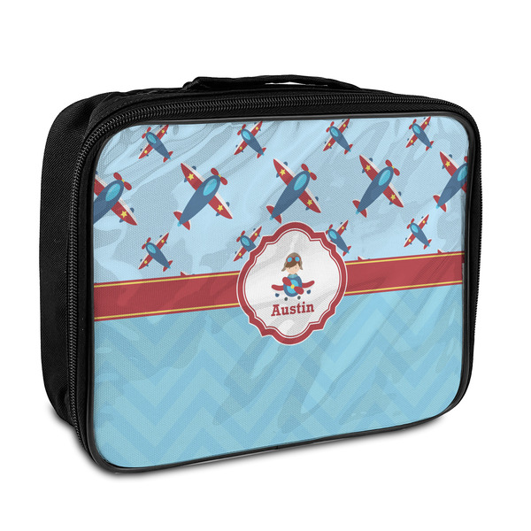 Custom Airplane Theme Insulated Lunch Bag (Personalized)