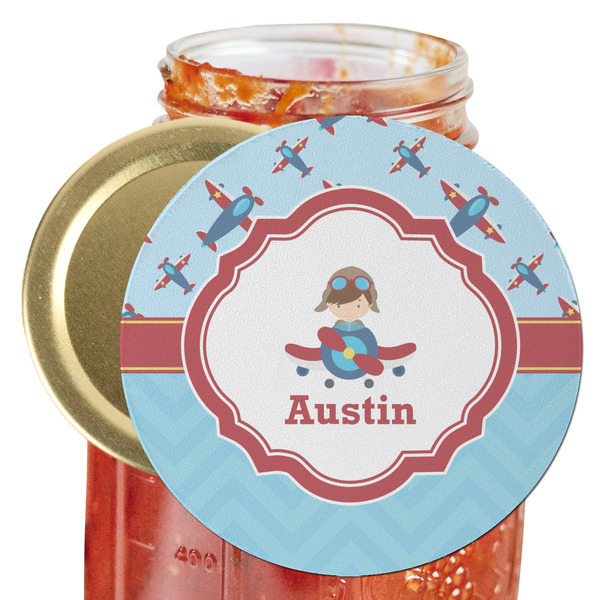 Custom Airplane Theme Jar Opener (Personalized)