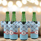 Airplane Theme Jersey Bottle Cooler - Set of 4 - LIFESTYLE