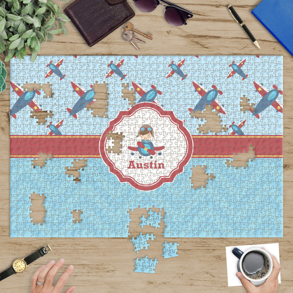 Airplane Theme Jigsaw Puzzle 1014 Piece - In Context