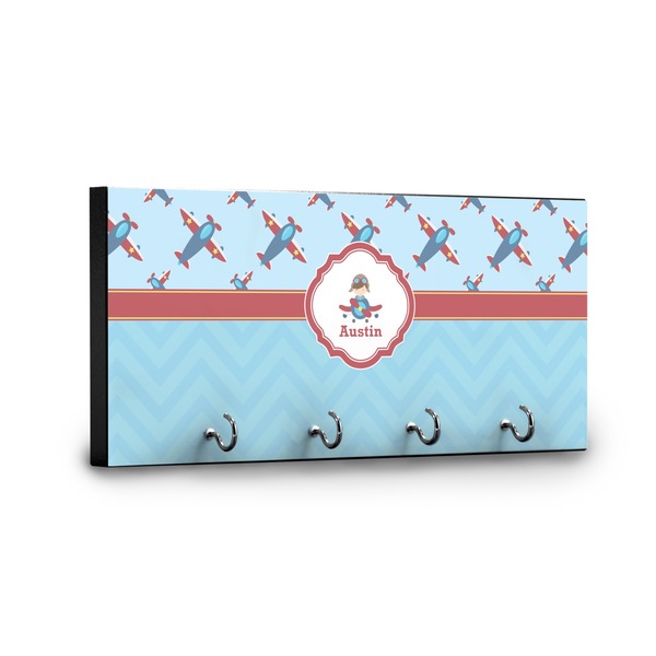 Airplane Theme Key Hanger - Front View with Hooks
