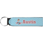 Airplane Theme Neoprene Keychain Fob (Personalized)