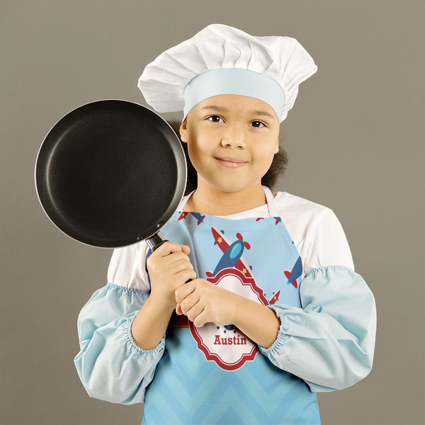 Airplane Theme Kid's Aprons - Medium - Lifestyle
