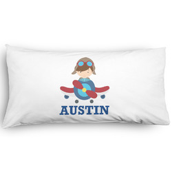 Airplane Theme Pillow Case - King - Graphic (Personalized)