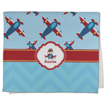 Airplane Theme Kitchen Towel - Poly Cotton w/ Name or Text