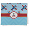 Airplane Theme Kitchen Towel - Poly Cotton - Folded Half