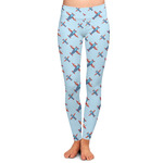 Airplane Theme Ladies Leggings - 2X-Large