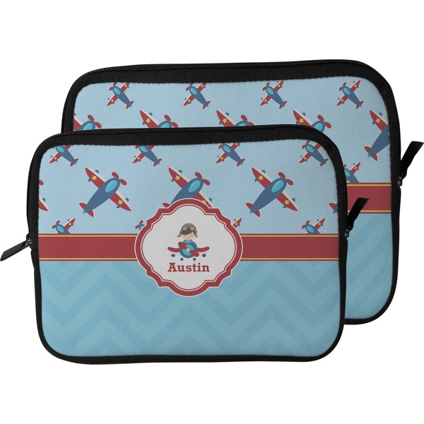 Airplane Theme Laptop Sleeve (Size Comparison)