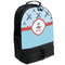 Airplane Theme Large Backpack - Black - Angled View