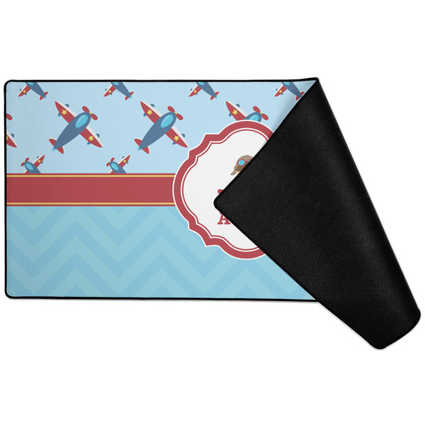 Airplane Theme Large Gaming Mats - FRONT W/ FOLD
