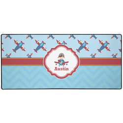 Airplane Theme 3XL Gaming Mouse Pad - 35" x 16" (Personalized)