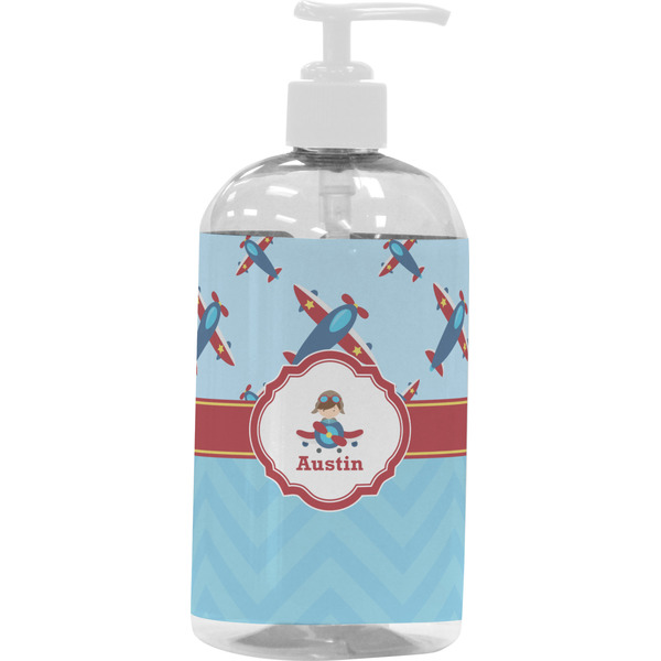 Airplane Theme Large Liquid Dispenser (16 oz) - White