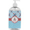 Airplane Theme Plastic Soap / Lotion Dispenser (16 oz - Large - White) (Personalized)