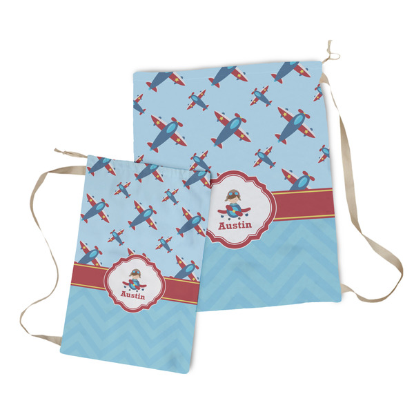 Airplane Theme Laundry Bag - Both Bags