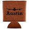 Airplane Theme Leatherette Can Sleeve - Flat