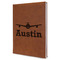 Airplane Theme Leatherette Journal - Large - Single Sided (Personalized)
