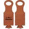 Airplane Theme Leatherette Wine Tote Single Sided - Front and Back