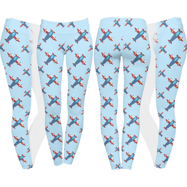 Airplane Theme Leggings Turn Around - Apvl
