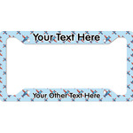 Airplane Theme License Plate Frame (Personalized)