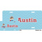 Airplane Theme License Plate (Sizes)
